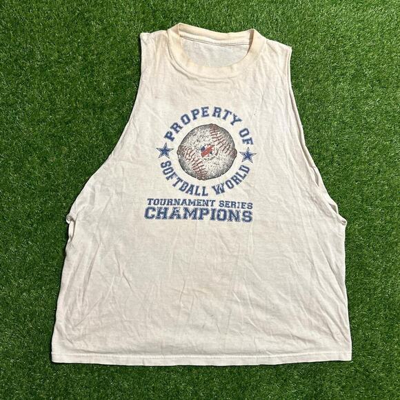 Vintage Property of Softball World Champions Tank - Picture 1 of 5